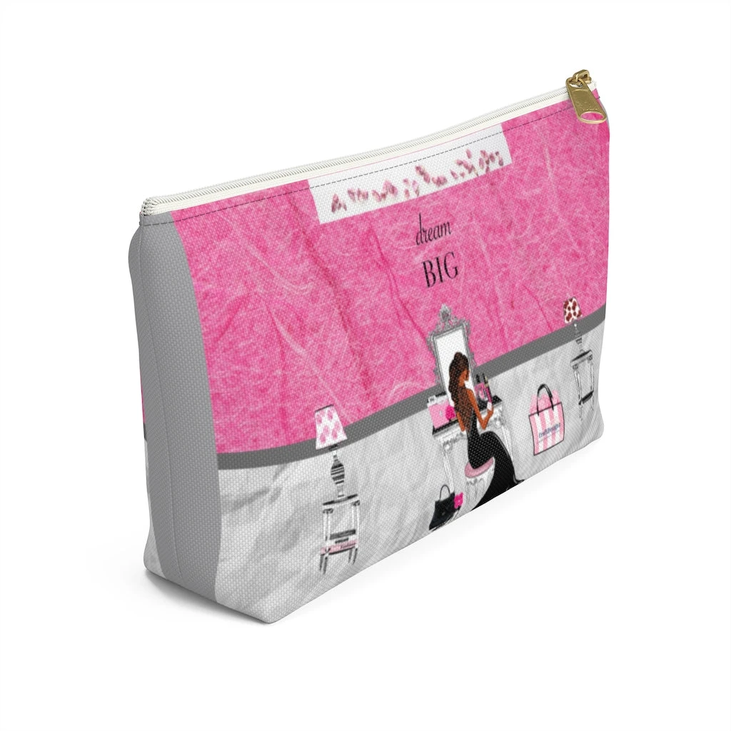 Accessory Pouch w T-bottom - dream BIG