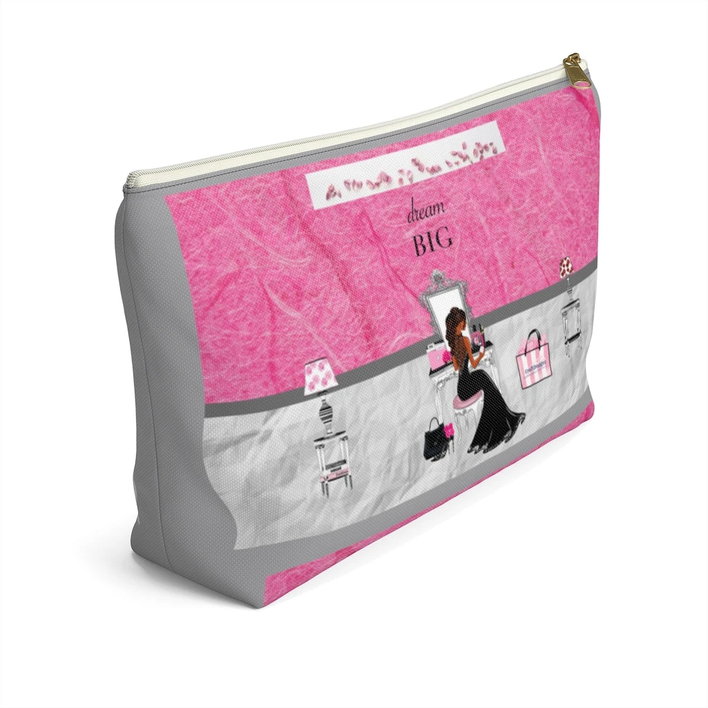 Accessory Pouch w T-bottom - dream BIG