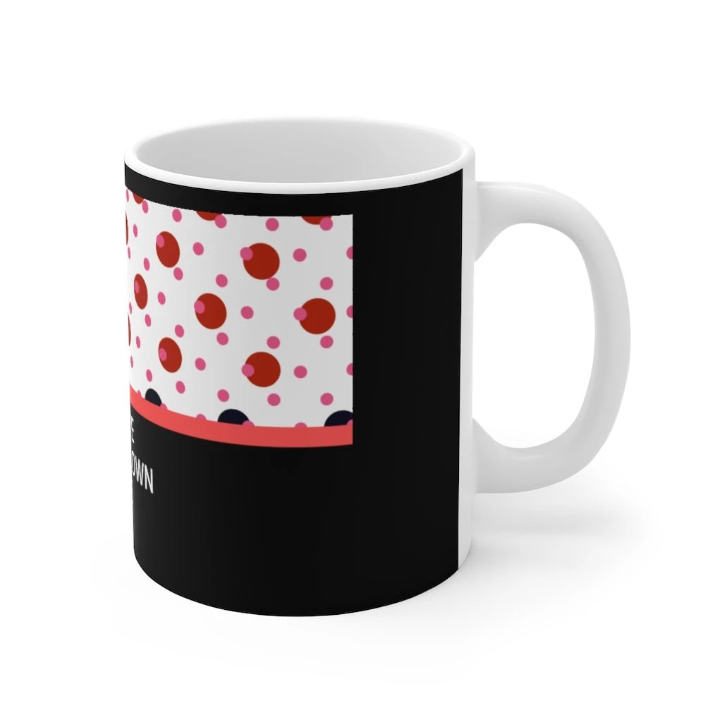 White Ceramic Mug - Create Your Own Peace
