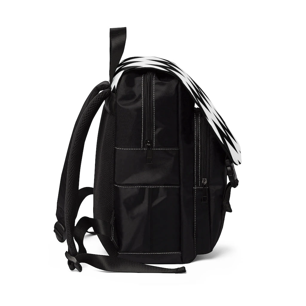Unisex Casual Shoulder Backpack - Ziggy Zag