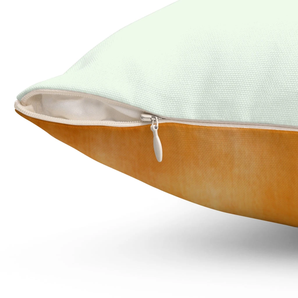 Spun Polyester Square Pillow - Happy Harvest