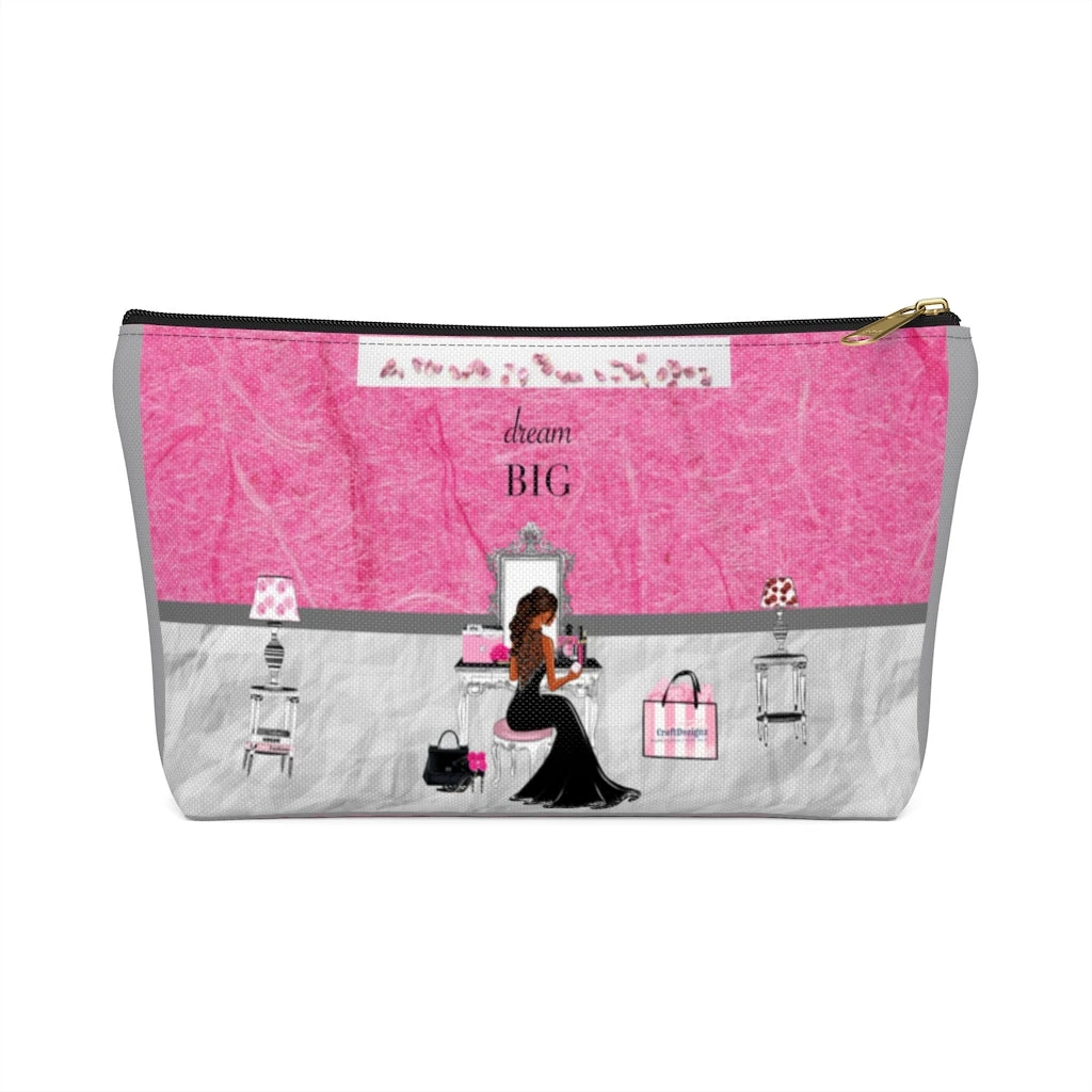 Accessory Pouch w T-bottom - dream BIG