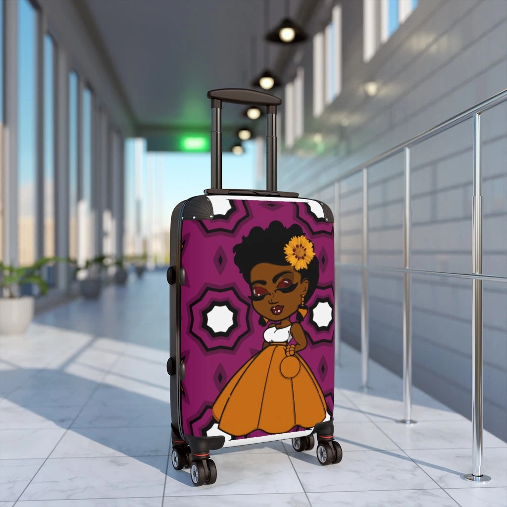 Cabin Suitcase - Sophisticated Lady - Tan
