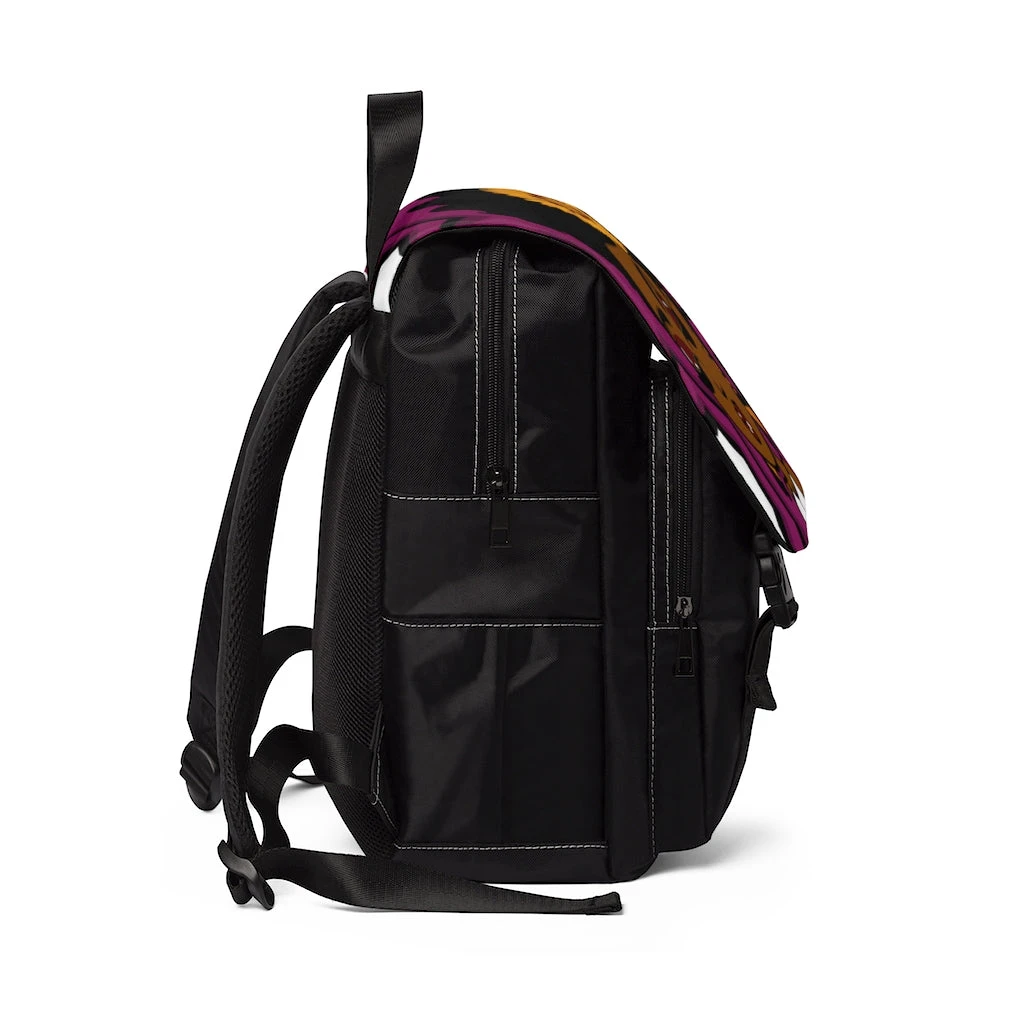 Unisex Casual Shoulder Backpack - Sophisticated Lady  - Tan
