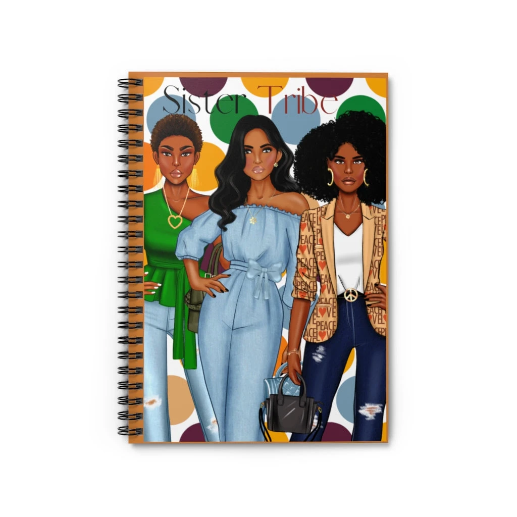 Spiral Notebook - Ruled Line - Sister Tribe