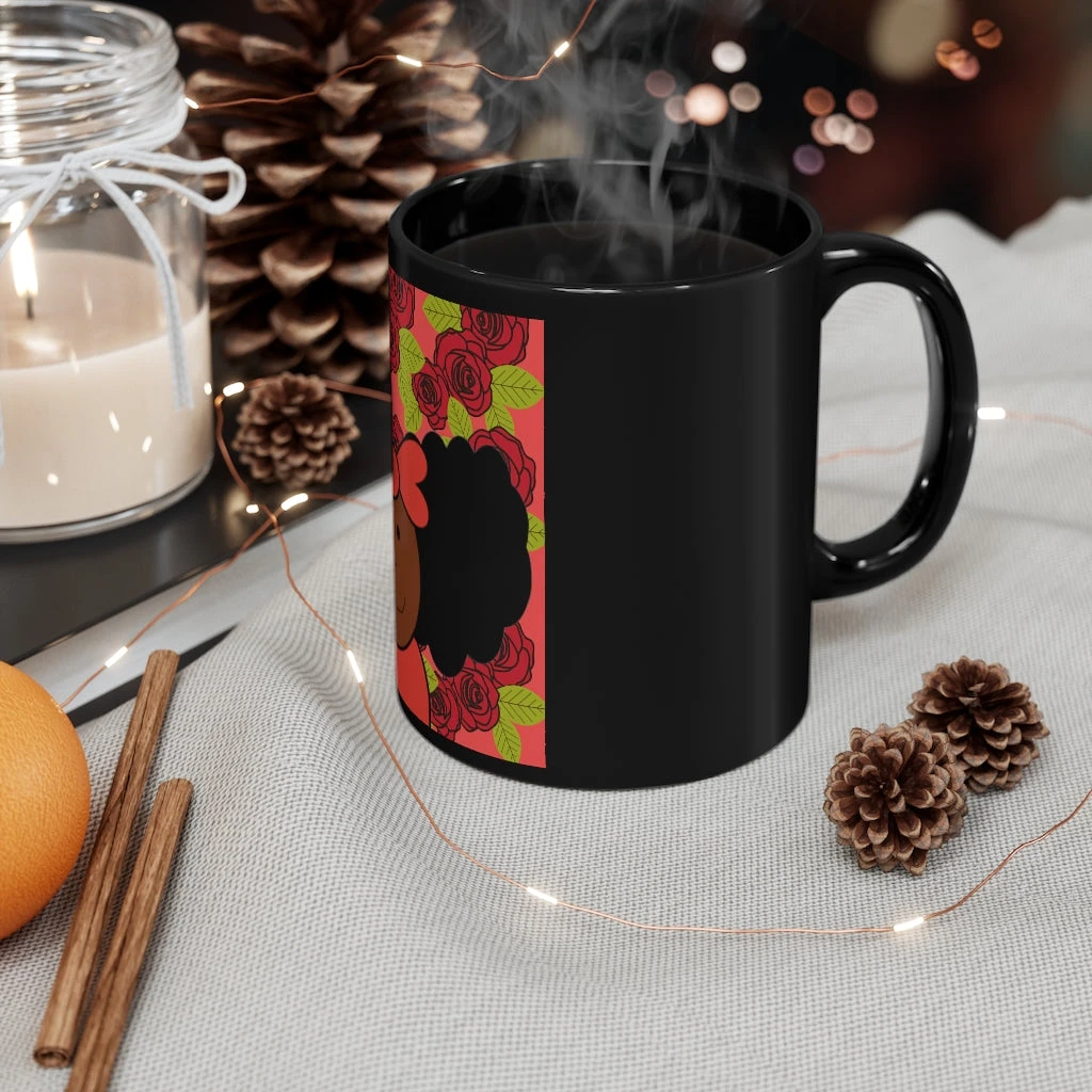 Black mug 11oz - Princess
