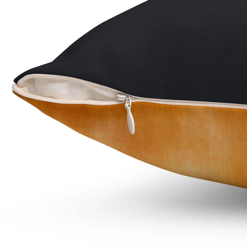 Spun Polyester Square Pillow Case - SPOOKY