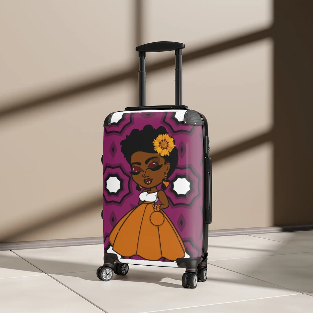 Cabin Suitcase - Sophisticated Lady - Tan
