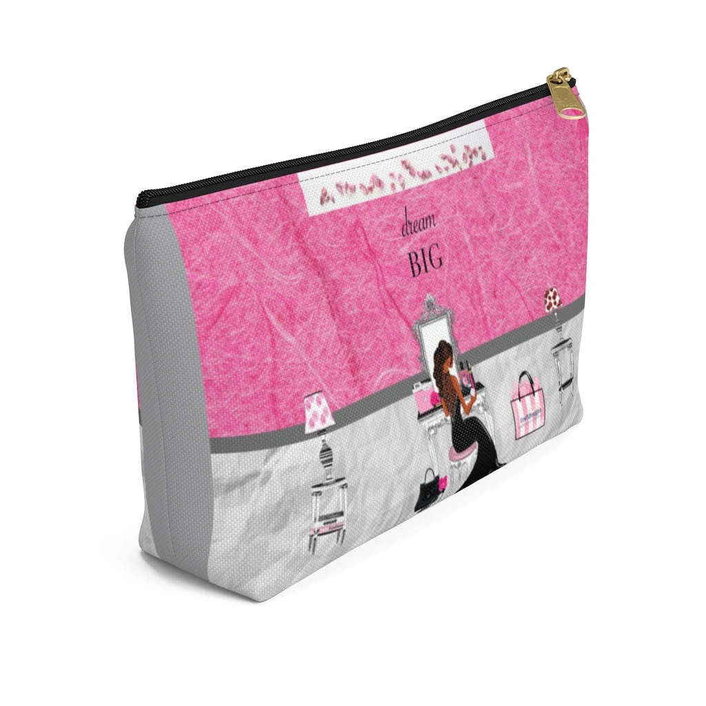 Accessory Pouch w T-bottom - dream BIG
