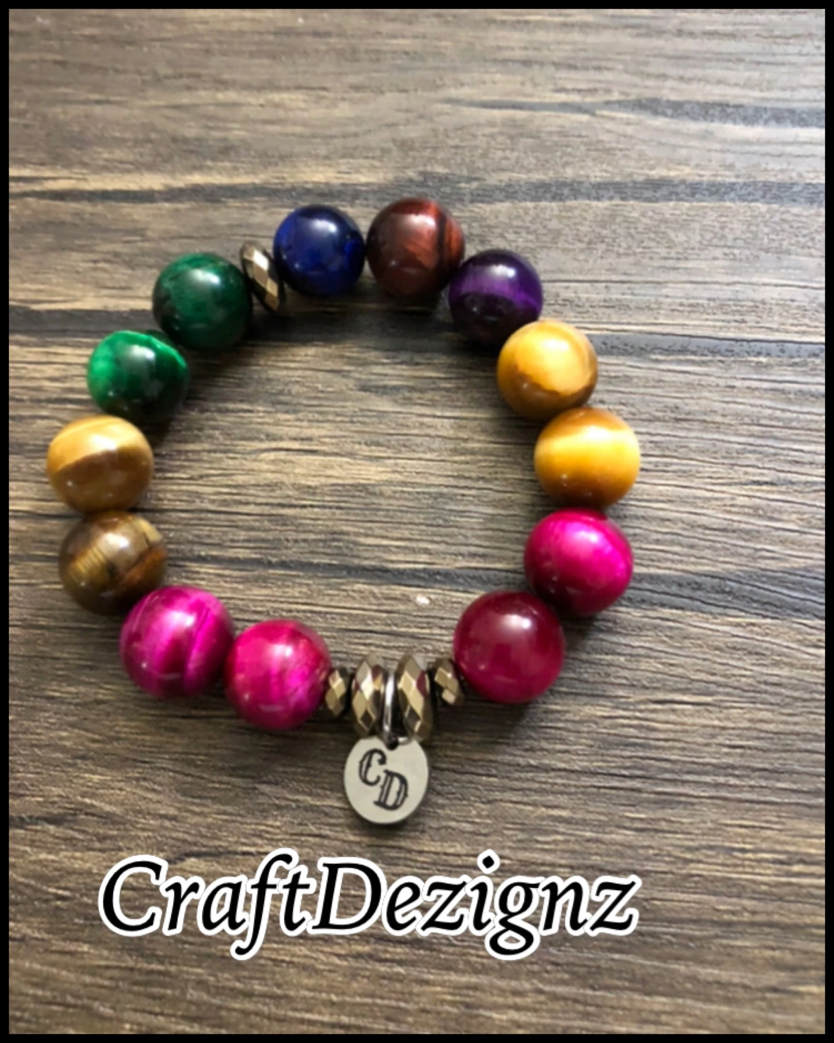 Multicolor Tiger Eye Bracelet