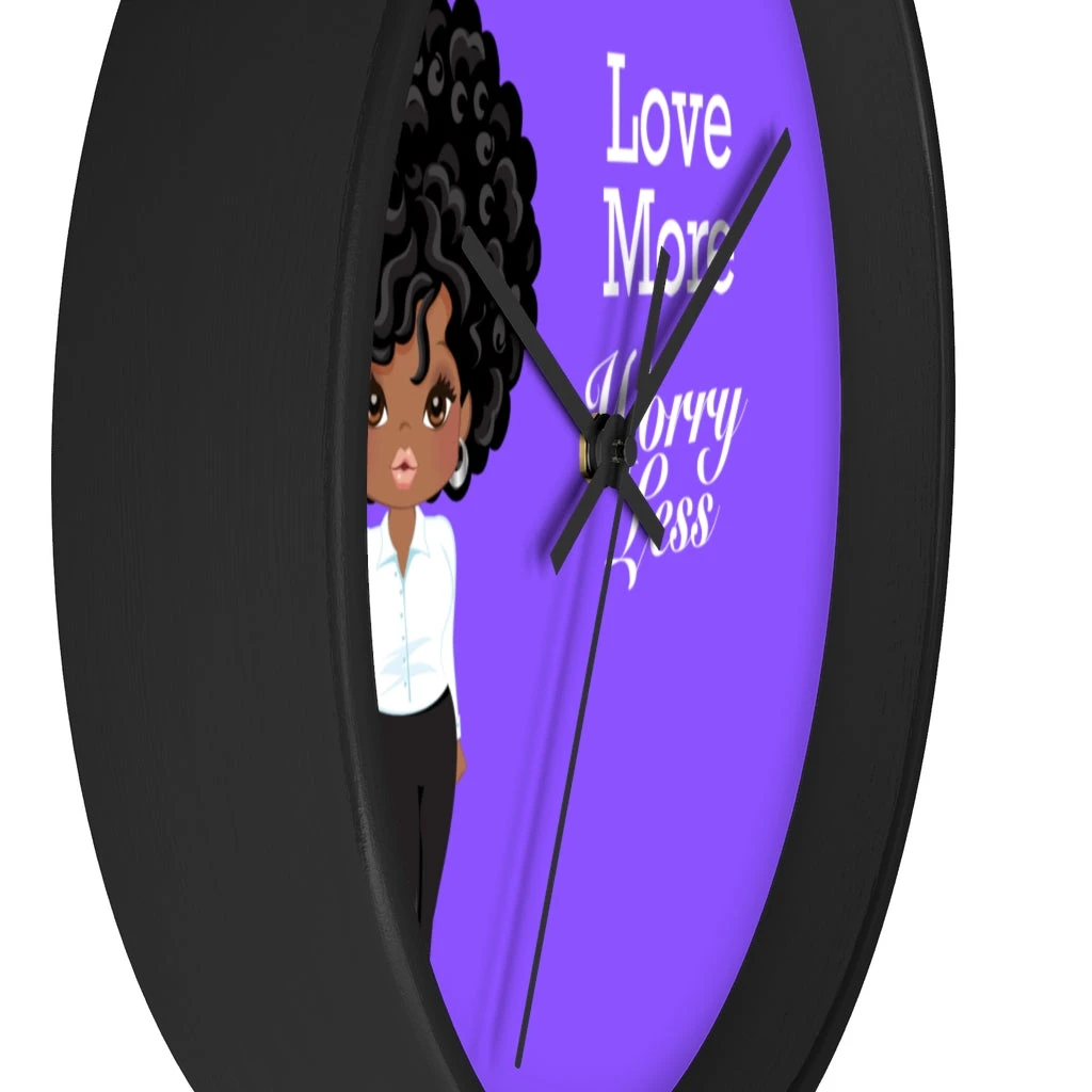 Wall clock - Love More Worry Less