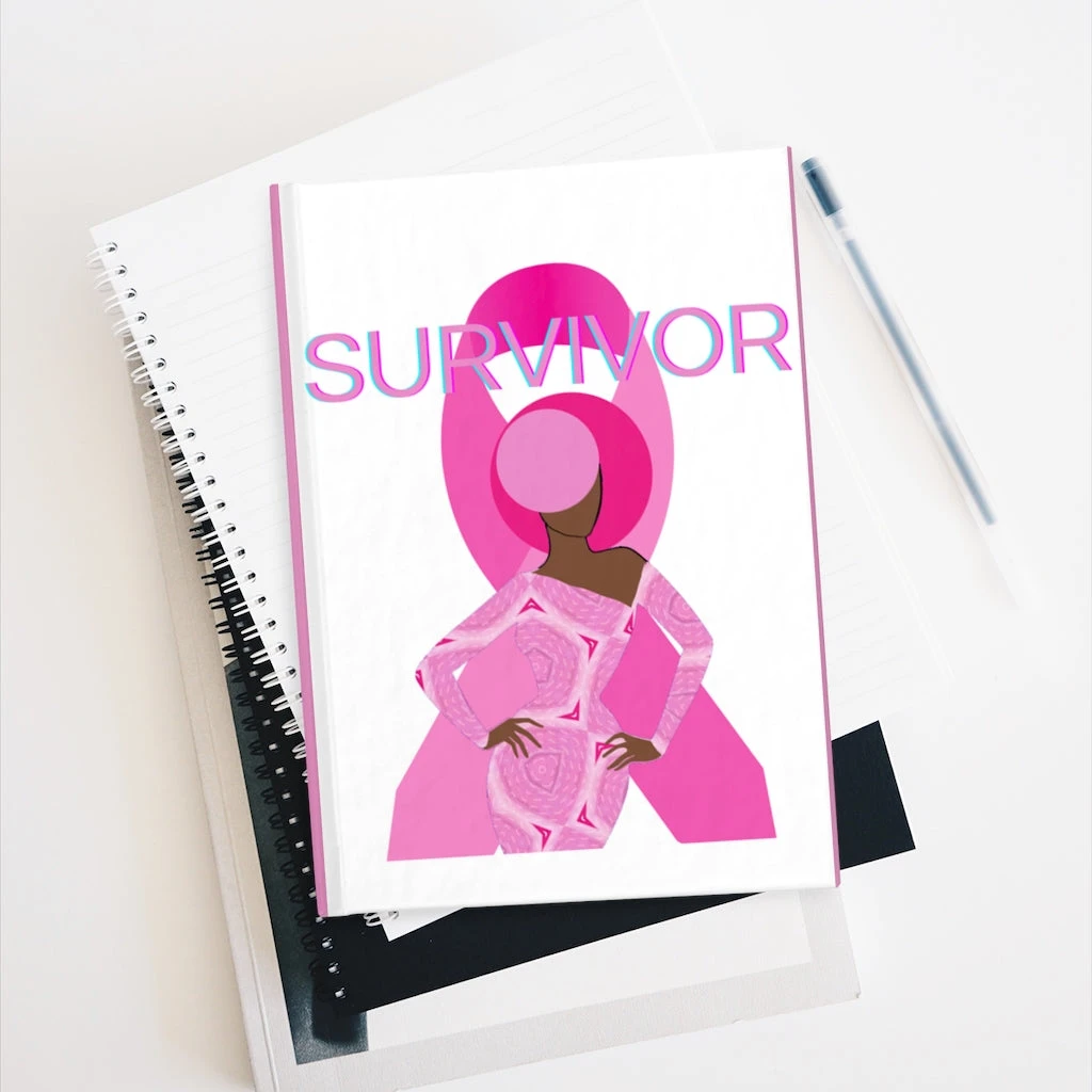 Breast Cancer Survivor Journal - Ruled Line