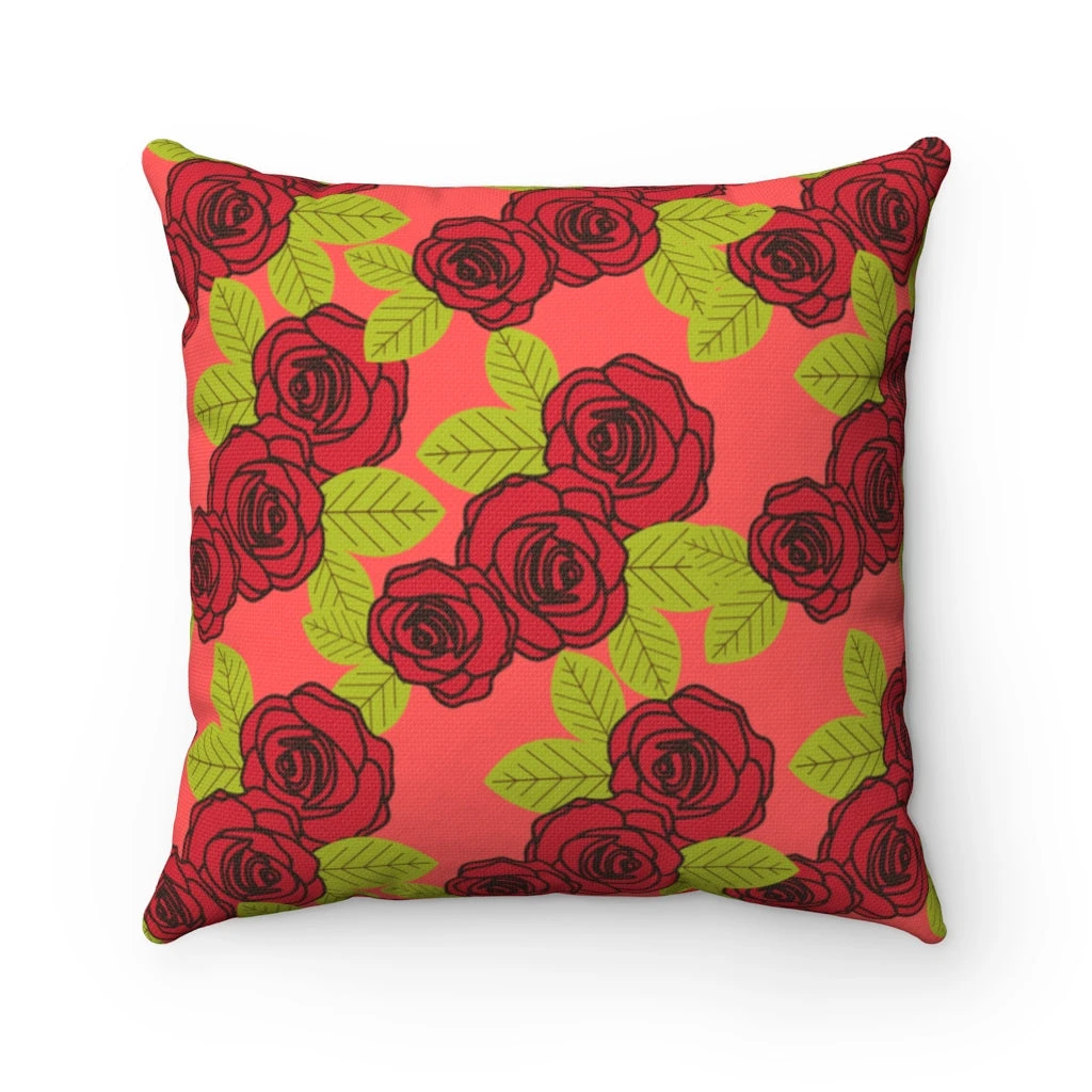 Spun Polyester Square Pillow - Princess