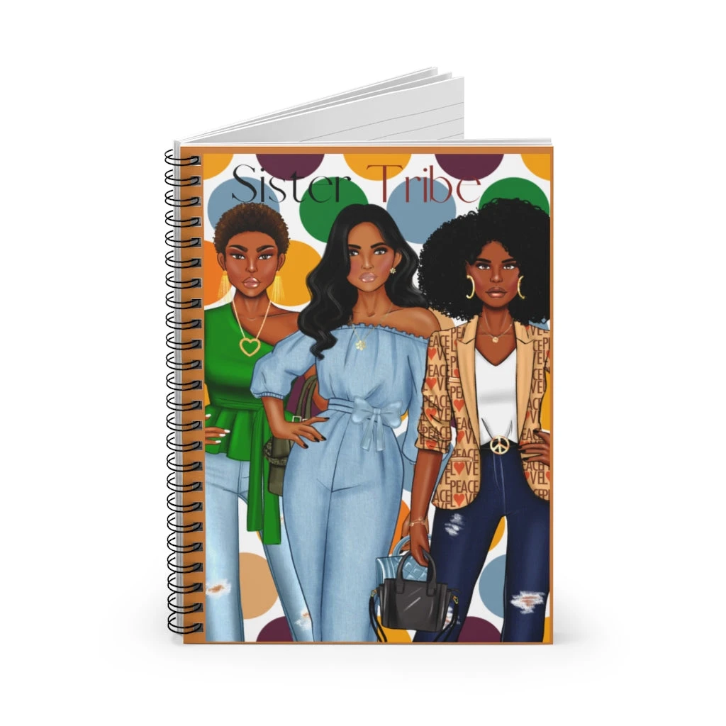 Spiral Notebook - Ruled Line - Sister Tribe