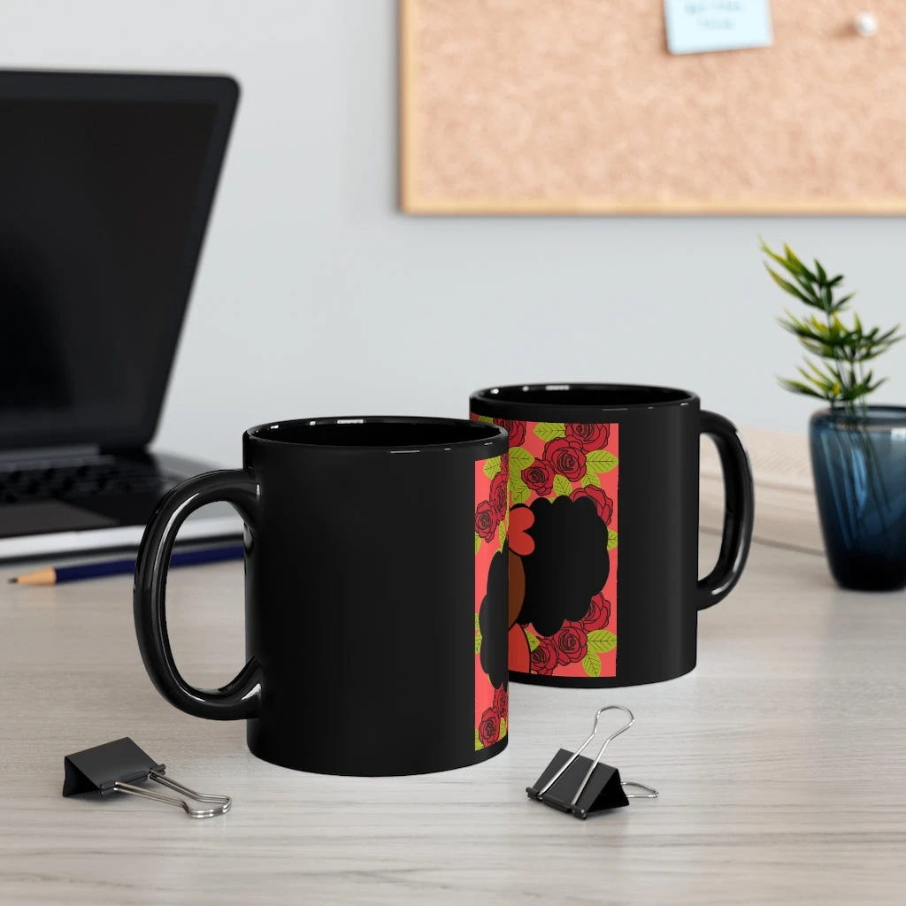 Black mug 11oz - Princess