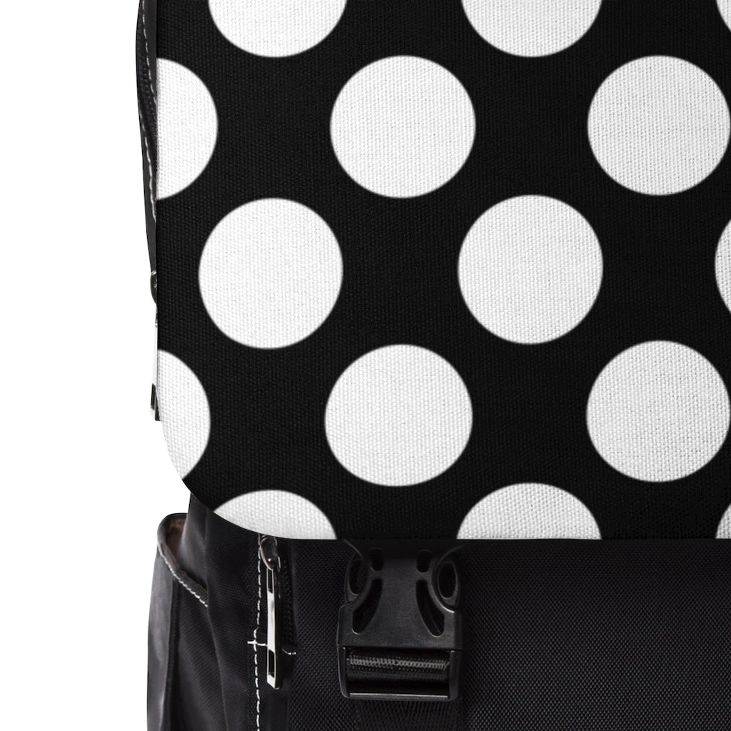 Polka Dots - Unisex Casual Shoulder Backpack