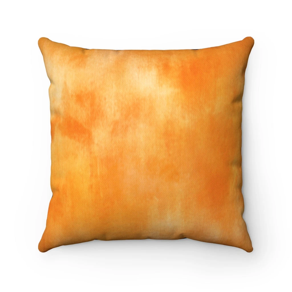 Spun Polyester Square Pillow Case - SPOOKY