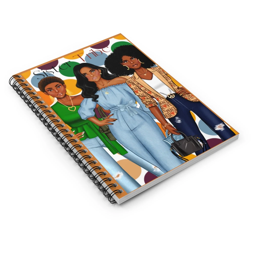 Spiral Notebook - Ruled Line - Sister Tribe