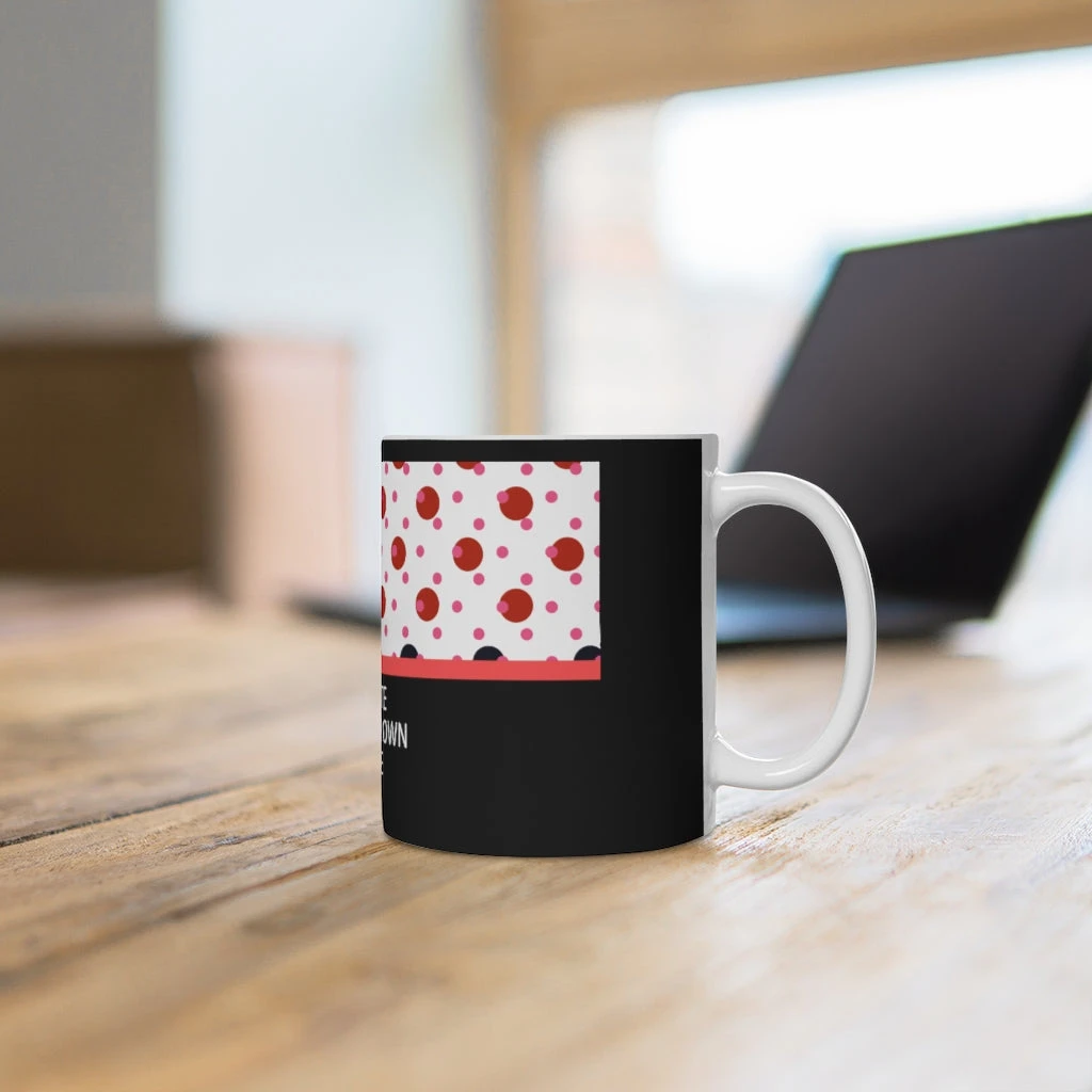 White Ceramic Mug - Create Your Own Peace