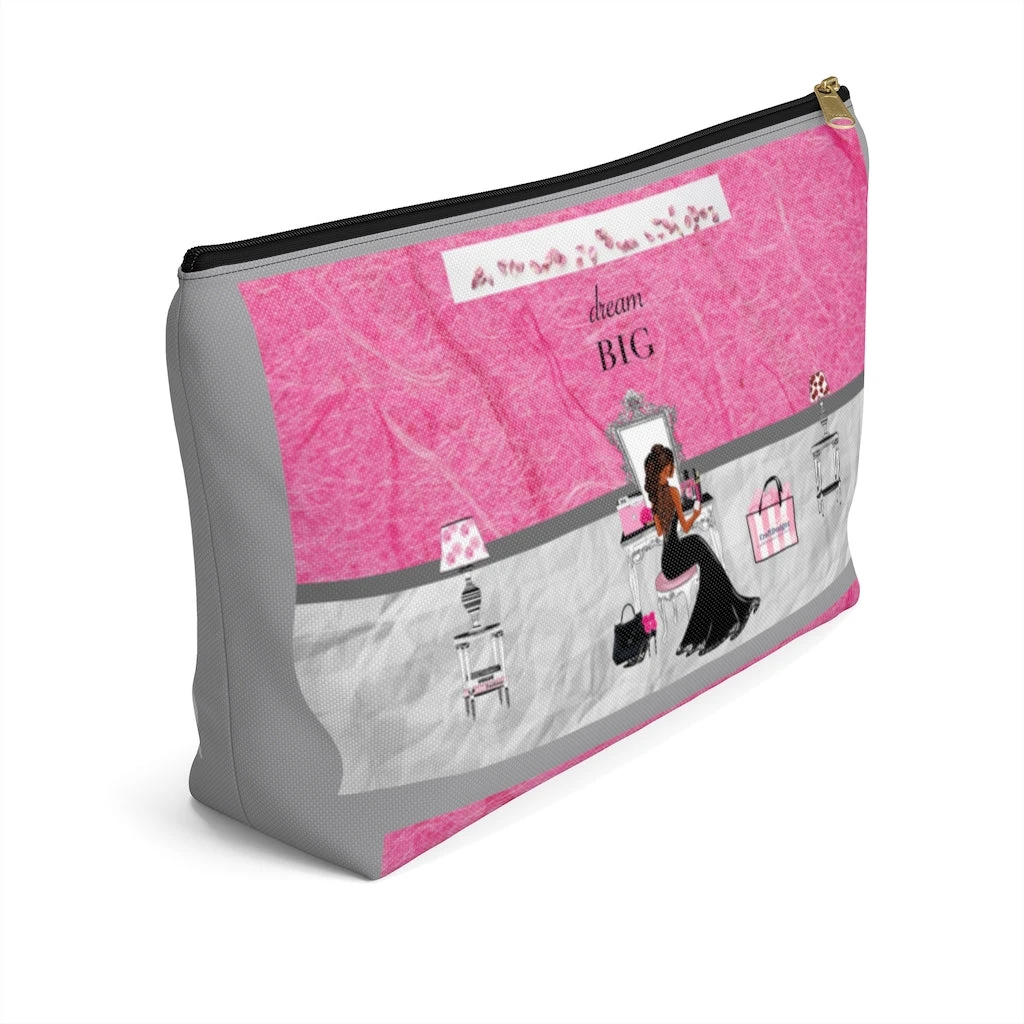 Accessory Pouch w T-bottom - dream BIG