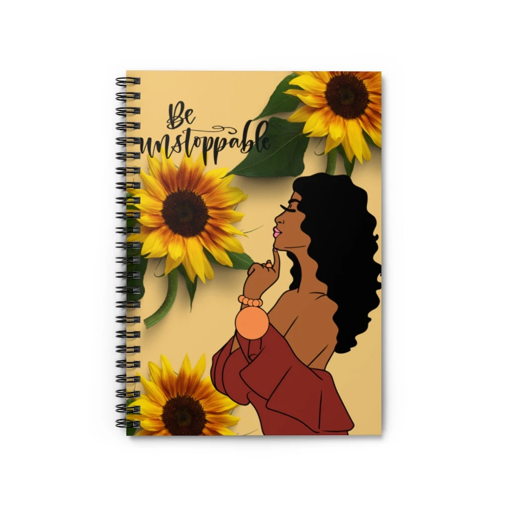 Spiral Notebook - Ruled Line - Be Unstoppable