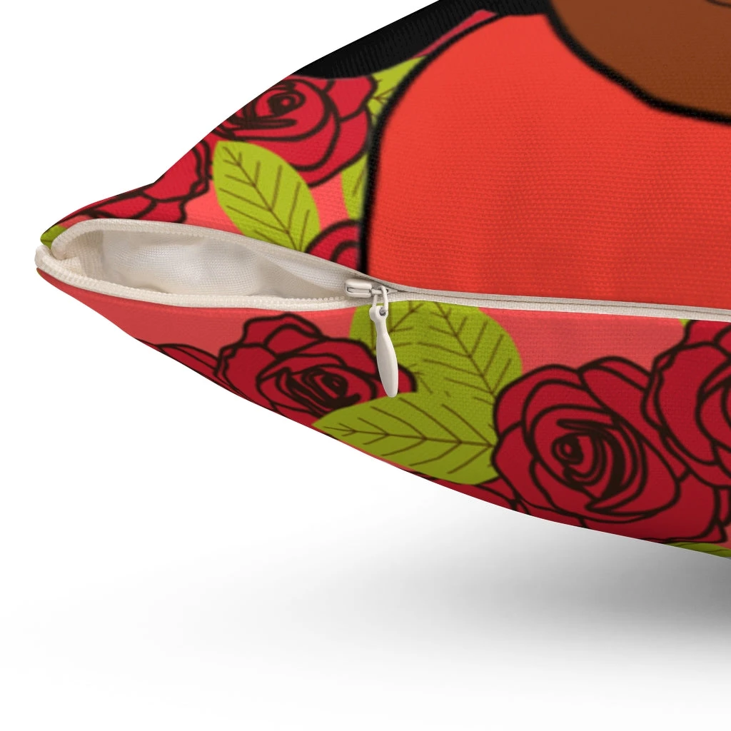 Spun Polyester Square Pillow - Princess