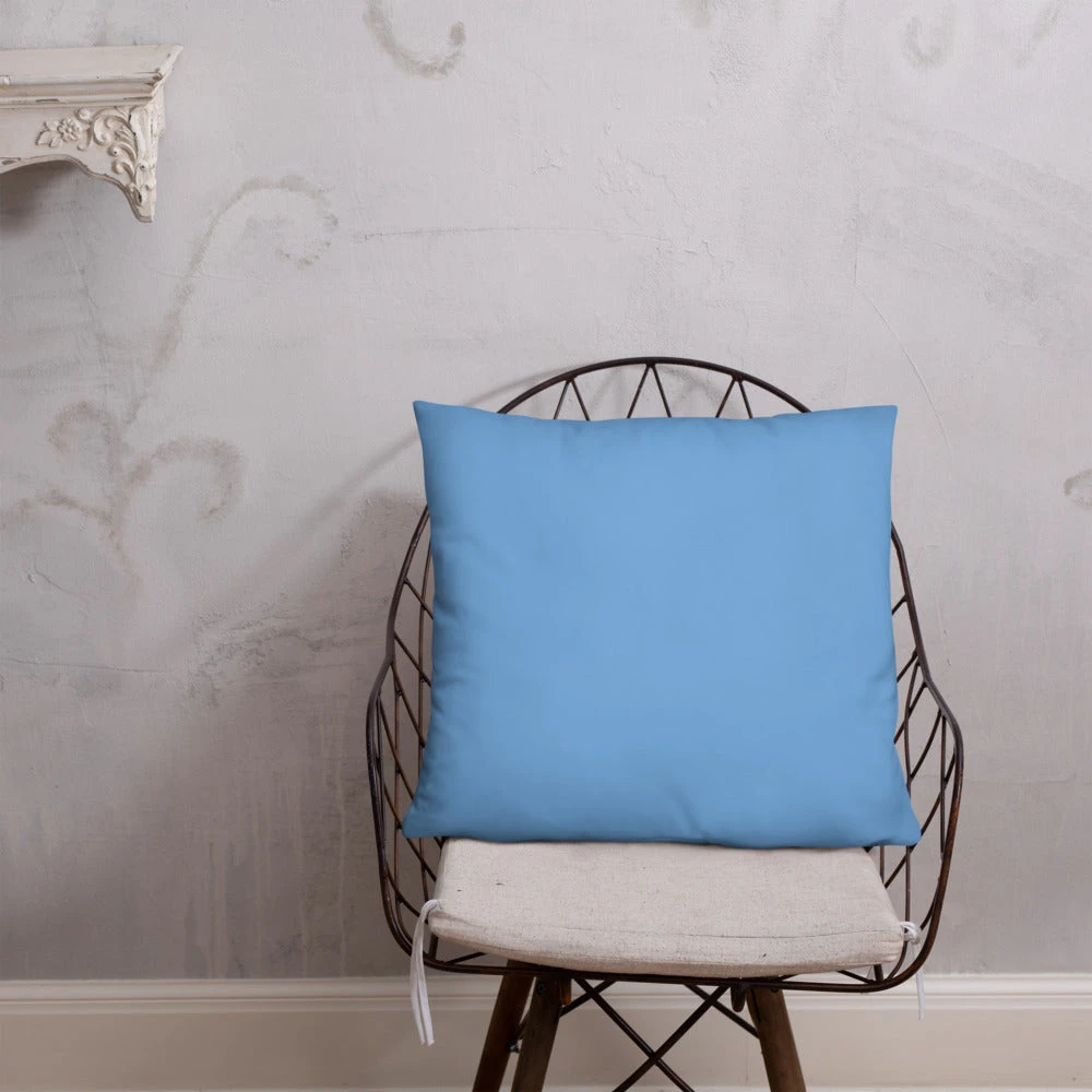 Basic Pillow - Just A Badass Woman with More Faith than Fear