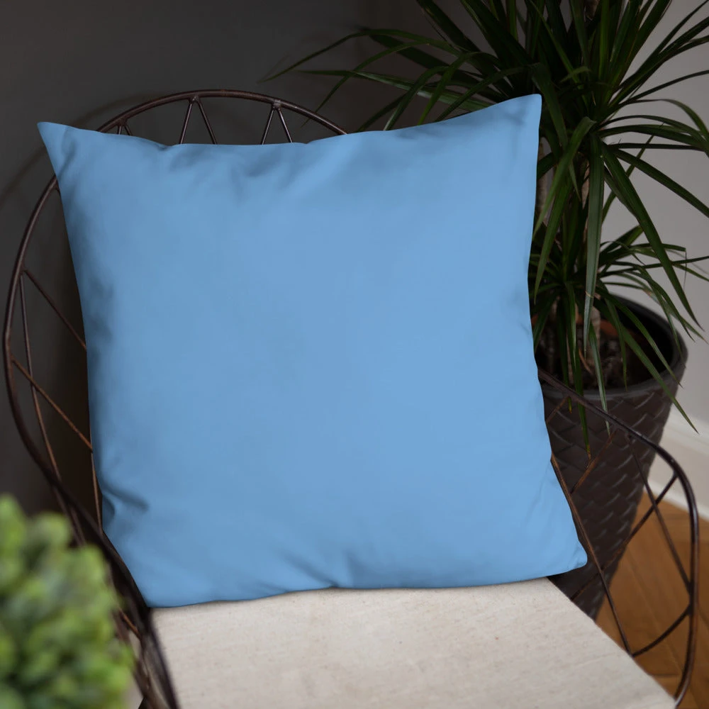 Basic Pillow - Just A Badass Woman with More Faith than Fear