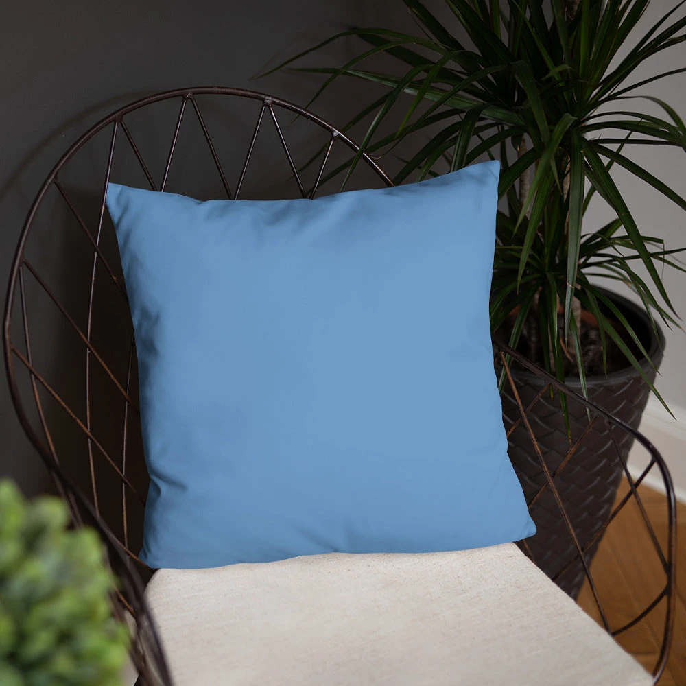 Basic Pillow - Just A Badass Woman with More Faith than Fear
