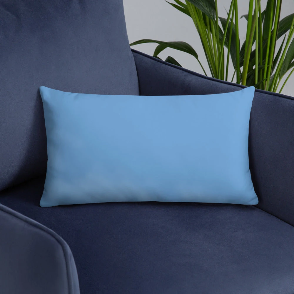 Basic Pillow - Just A Badass Woman with More Faith than Fear