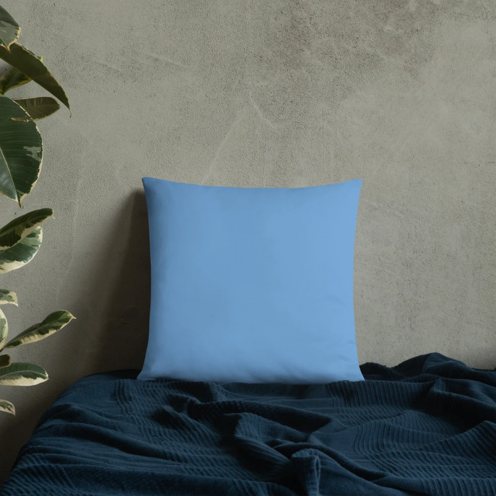 Basic Pillow - Just A Badass Woman with More Faith than Fear