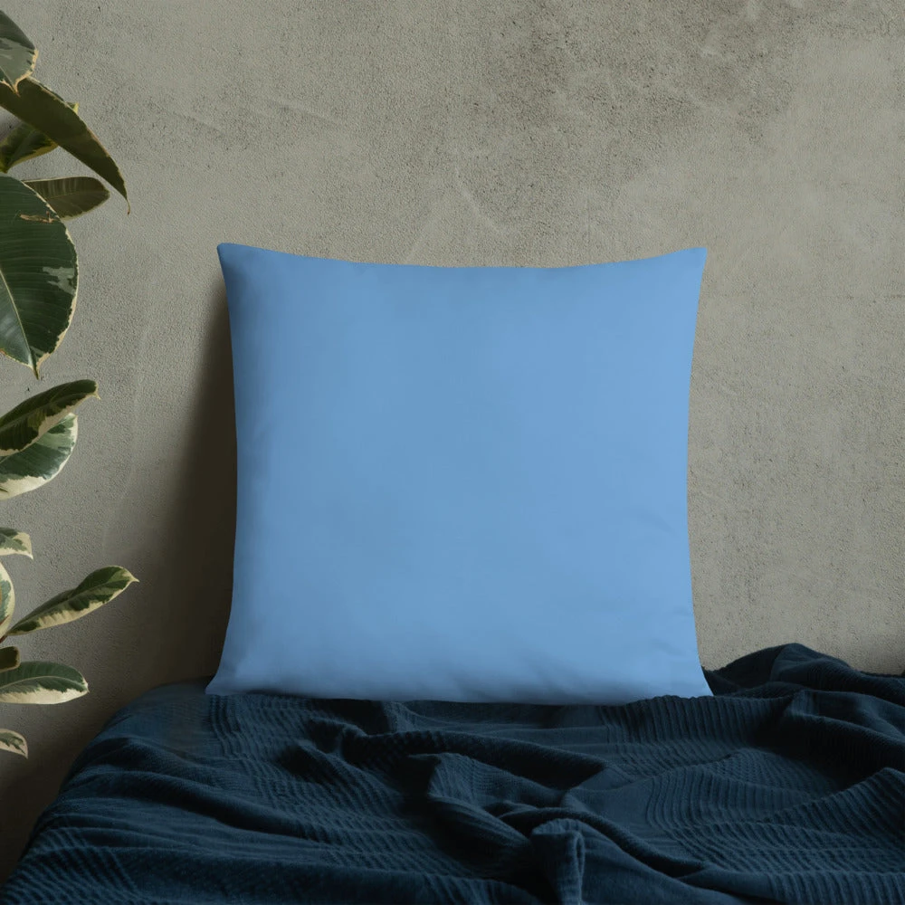 Basic Pillow - Just A Badass Woman with More Faith than Fear