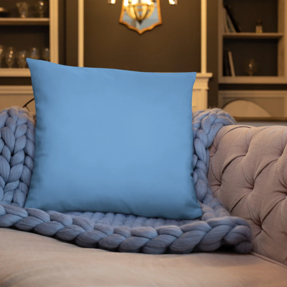 Basic Pillow - Just A Badass Woman with More Faith than Fear
