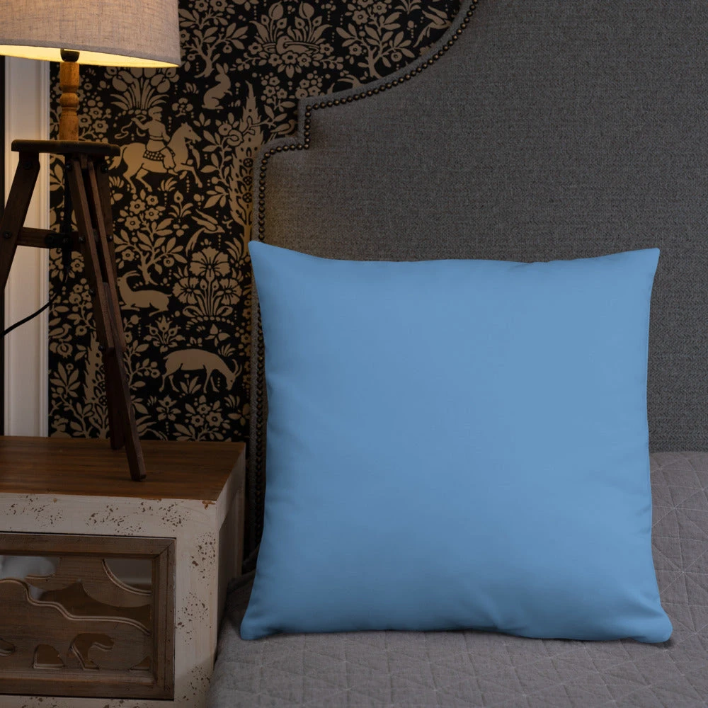 Basic Pillow - Just A Badass Woman with More Faith than Fear