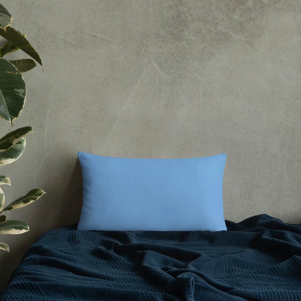 Basic Pillow - Just A Badass Woman with More Faith than Fear