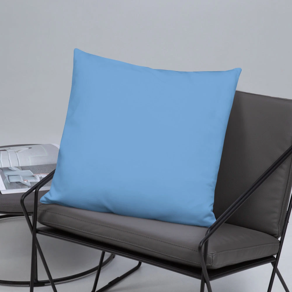 Basic Pillow - Just A Badass Woman with More Faith than Fear