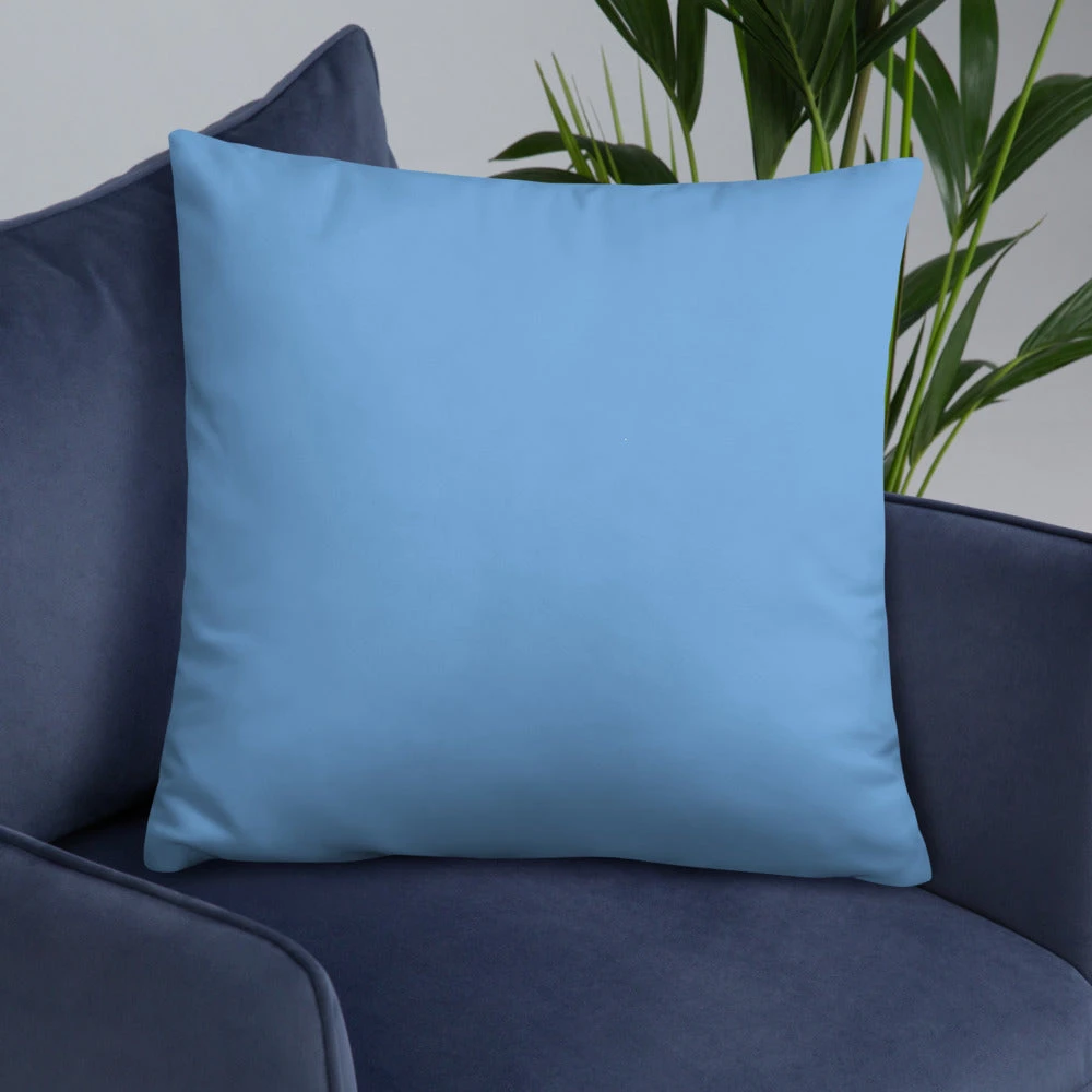 Basic Pillow - Just A Badass Woman with More Faith than Fear